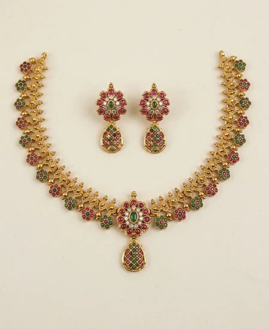 Virasat Antique Necklace Set